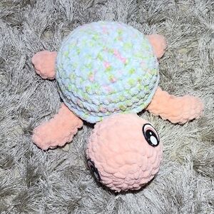 Plush Turtle Toy - Pastel Colors